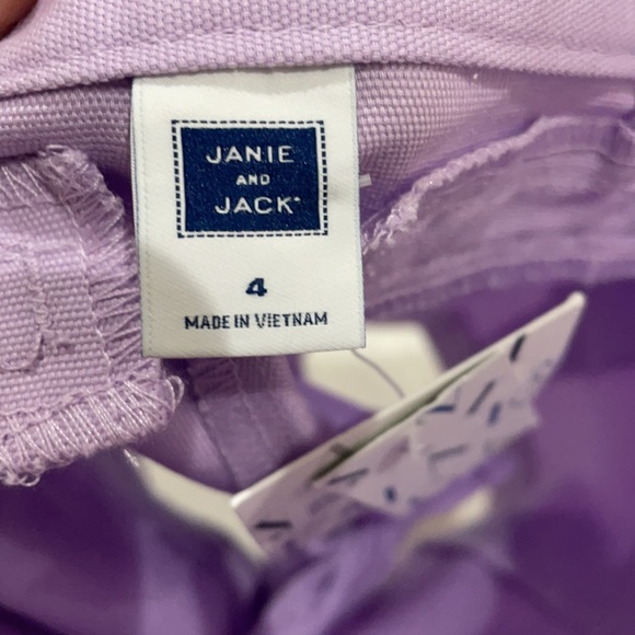 Gymboree tops 4 with janie & jack lavender shorts NWT 4 set - Picture 11 of 11